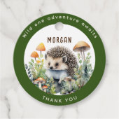 ウッドランド動物かわいい好意ありがとうありがとうお土産の装飾 フェイバータグ