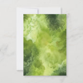 ウッドランド動物かわいい赤ちゃんシャワーありがとう サンキューカード (裏面)