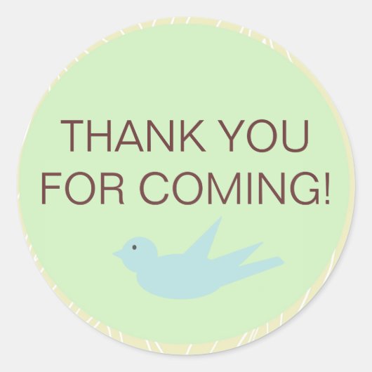 ウッドランド動物のシール ラウンドシール (正面)