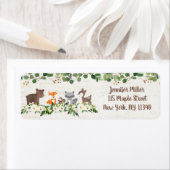 ウッドランド動物のフローラアドレス ラベル (インサイチュ)