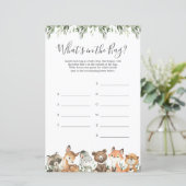 ウッドランド動物のベビー推測バッグ内の何か (スタンド正面)