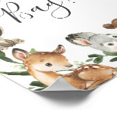 ウッドランド動物のベビー推測バッグ内の何か ポスター (角)