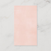 ウッドランド動物の女の子の赤ちゃんシャワーおむつラッフル エンクロージャーカード (裏面)