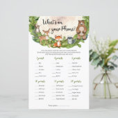 ウッドランド動物の木のスライスあなたの携帯電話の何 (スタンド正面)