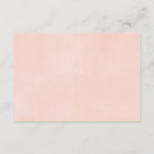 ウッドランド動物の本リクエスト女の子の赤ちゃんシャワーenc エンクロージャーカード (裏面)