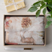 ウッドランド動物の森のアンティークヴィンテージ切り離し 薄葉紙 (ギフト)