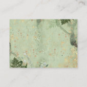 ウッドランド動物の緑の森おむつラッフル エンクロージャーカード (裏面)