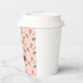 ウッドランド動物の赤ちゃんシャワープレート、シャワー装飾 紙コップ (左)