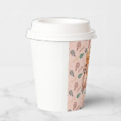 ウッドランド動物の赤ちゃんシャワープレート、シャワー装飾 紙コップ (右)