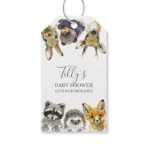 ウッドランド動物の赤ちゃんシャワー