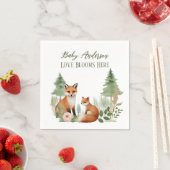 ウッドランド動物の赤ちゃんシャワー スタンダードカクテルナプキン (インサイチュ)