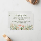 ウッドランド動物の赤ちゃんシャワー ノートカード (正面/裏面インサイチュ)