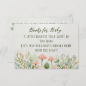 ウッドランド動物の赤ちゃんシャワー ノートカード (正面/裏面)