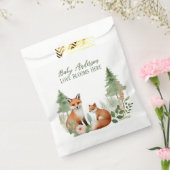 ウッドランド動物の赤ちゃんシャワー フェイバーバッグ (封をした状態)