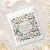 ウッドランド動物の赤ちゃんシャワー フェイバーバッグ (クリップ留めされた状態)