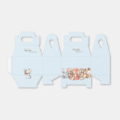 ウッドランド動物の赤ちゃんシャワー フェイバーボックス (折り畳みなし)