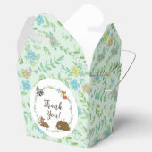 ウッドランド動物の赤ちゃんシャワー フェイバーボックス (オープン)