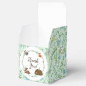 ウッドランド動物の赤ちゃんシャワー フェイバーボックス (オープン)