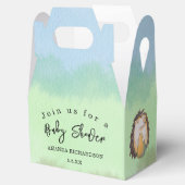 ウッドランド動物の赤ちゃんシャワー フェイバーボックス (オープン)