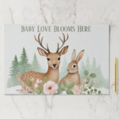 ウッドランド動物の赤ちゃんシャワー ペーパーパッド (インサイチュ)