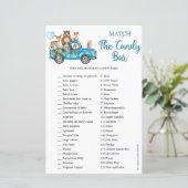 ウッドランド動物の青いトラックはキャンディバーに一致 (スタンド正面)