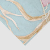 ウッドランド動物の鹿フクロウハリネズミのベビーガール 薄葉紙 (詳細)