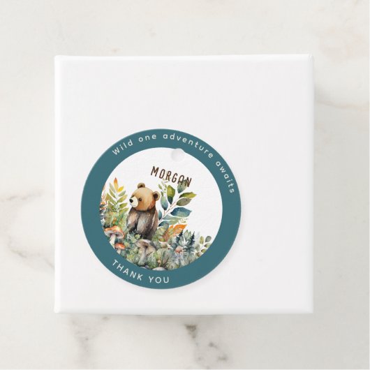 ウッドランド動物は好意を感謝のギフトデコール フェイバータグ (インサイチュ)