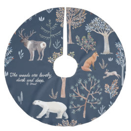 ウッドランド動物カスタムのツリースカート ブラッシュドポリエステルツリースカート