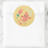 ウッドランド動物シール ラウンドシール (バッグ)