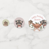 ウッドランド動物テーマ誕生日パーティーfor Boy コンフェッティ (正面)