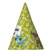 ウッドランド動物パーソナライズされたパーティー帽子 パーティーハット (右)