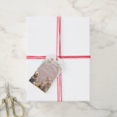 ウッドランド動物フローラガールベビーシャワーポップ・アートのit ギフトタグ (より糸付き)