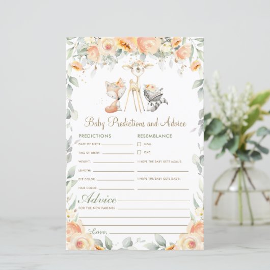 ウッドランド動物フローラベビー予測とアドバイス (スタンド正面)