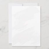 ウッドランド動物ベビーシャワー招待状カード 招待状 (裏面)