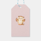 ウッドランド動物ベビースワーフギフトラベル ギフトタグ (裏面)