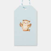 ウッドランド動物ベビースワーフギフトラベル ギフトタグ (裏面)