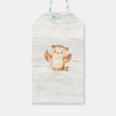ウッドランド動物ベビースワーフギフトラベル ギフトタグ (裏面)