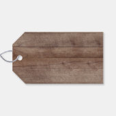 ウッドランド動物ベビースワーフギフトラベル ギフトタグ (裏面横)