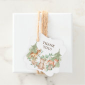 ウッドランド動物ベビースワーフギフトラベル フェイバータグ (インサイチュ)