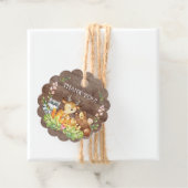 ウッドランド動物ベビースワーフギフトラベル フェイバータグ (インサイチュ)