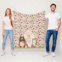 ウッドランド動物ベビー統計ボーイガールルームデコール