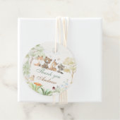 ウッドランド動物メッセージカード フェイバータグ (インサイチュ)