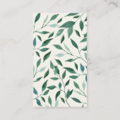 ウッドランド動物友達おむつラッフルエンクロージャーCa エンクロージャーカード (裏面)