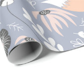 ウッドランド動物可愛いラッピング紙 ラッピングペーパー (ロールコーナー)