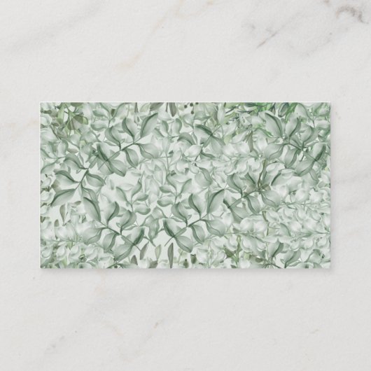 ウッドランド動物園のおむつラッフルベビシャワーカード エンクロージャーカード (裏面)