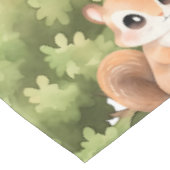 ウッドランド動物園アドベンチャー男の赤ちゃんシャワー テーブルクロス (アングル)