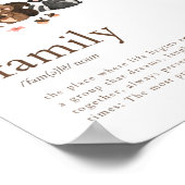 ウッドランド動物子供部屋ファミリーポスター ポスター (角)