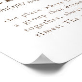 ウッドランド動物子供部屋ファミリーポスター ポスター (角)