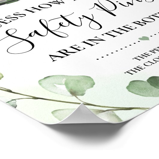 ウッドランド動物安全端子の数シャワーゲーム ポスター (角)