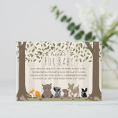 ウッドランド動物家図書請求 招待状 (スタンド正面)